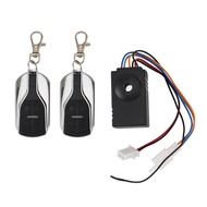 Ebike Alarm System 36V 48V 60V 72V with Two Switch for Electric Bicycle/Scooter Ebike/Brushless Cont