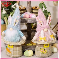 2pcs Lovely Easter Bunny Gnome Doll Festival Decor Lovely Easter Party Gnome Doll yuanjingyouzhang