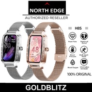NORTH EDGE H8s women watch 1.47" Smartwatch BP Oxygen Temperature Monitoring IP67 Smartband Crystal 