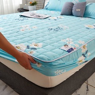 Mattress Protector Cover Printing Bedsheet Elastic Bed Cover Single/Twin/Queen/King Size Suitable Mattress(Depth) 30cm
