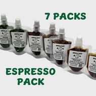 [Freshly Brew upon order] Espresso Pack 7 packs Coffee Matcha Hojicha Chocolate
