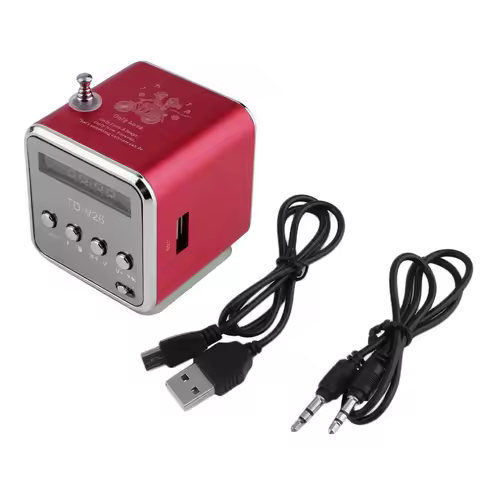 TD-V26 Mini Portable Sound Speaker TF Card FM Radio AUX Stereo Music Player Bluetooth Speaker For PC