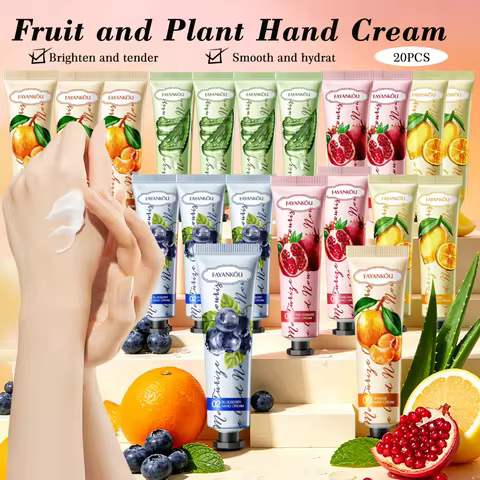 20pcs Fruit Hand Cream 30g Mini Portable Hand Cream Suitable for Daily Hydration and Moisturizing, R