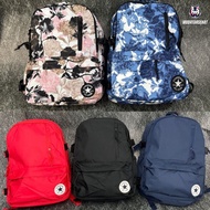 CONVERSE CLASSIC STRAIGHT EDGE CANVAS BACKPACK / CANVAS BACKPACK / BAGPACK / SCHOOL BAG / COLLEGE BA