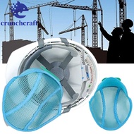 CRUNCHCRAFT​ Hard Hat Liner, Blue Helmet Breathable Mesh Insert Liner, Safety Liner Sweat Band Venti