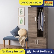 KLSB Wardrobe With Lock / Locker Wardrobe / Clothes Cabinet / Kabinet Baju / Almari Baju / Rak Baju 
