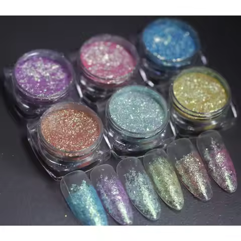 Mermaid Albumin Flake Magic Color Pigment Glitter Nail art, Makeup Beauty DIY Resin Craft Making Mul