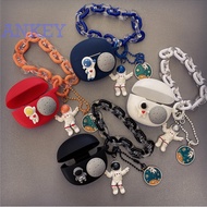 Case for Baseus Inspire XC1 Protective silicone astronaut Cartoon Covers Bluetooth Earphone Shell He