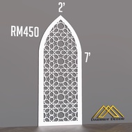 wp03 /mihrab / dekorasi surau / islamic panel / decorative panel / hiasan dinding / hiasan bilik sol