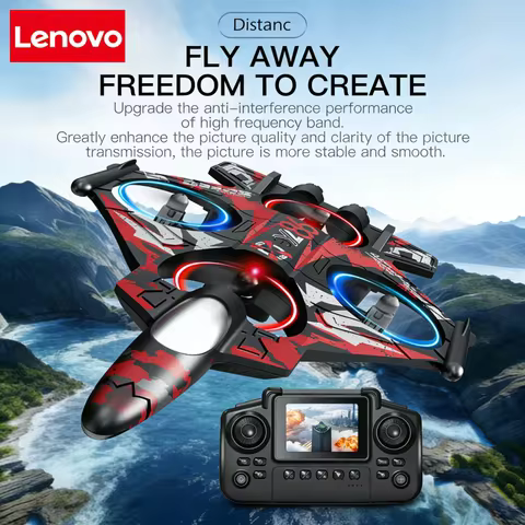 Lenovo YL86 RC Plane Camera Helicopter Three Speed Switching Aircraft Rolling at 360 °Fighter Hover 