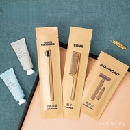 Hotel Five-Star Toothpaste Set Wash Soft Bristle Household Bamboo Charcoal Toothbrush Supplies Kraft