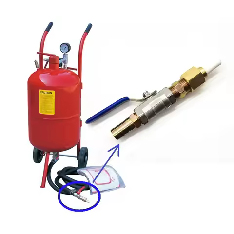 Valve Type Sand Blasting Gun for 5/10/20 Gallon Sandblast Tank