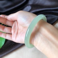 收藏級冰晴水美玉鐲 精緻和田玉 料子冰潤細膩 超有存在感