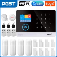 PGST Wifi GSM Alarm System Wireless Tuya alarm rumah smart home Alarm System door Sensor motion sens