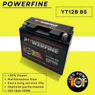YT12B-BS BT12B BATTERY POWERFINE MONFA YAMAHA FZ6 XJ6 VMAX / KAWASAKI ZX1000 ZX10R / DUCATI MONSTER 