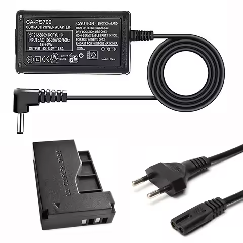 ACK-E15 DR-E15 DC Coupler LP-E12 Dummy Battery AC Power Adapter Charger For Canon EOS 100D Rebel SL1