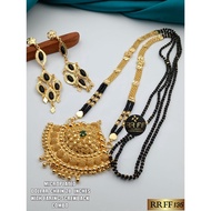 NEW ARRIVAL MICROPLATED DOLLAR CHAIN 28 INCHES WITH EARRING SCREWBACK COMBO READY STOCK
