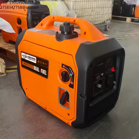 3 3.2KW 5KW Portable Power Generator LPG LNG Natural Petrol Genset Dual Fuel Generator 3KW 3KVA Inve