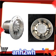 【A-NH】Pipe Stainless Steel Exhaust Fan Window Duct Air Ventilation Blower Toilet Kitchen Ventilator Booster Extractor