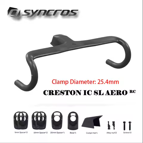 Syncros Creston Ic Sl Aero RC Carbon Bicycle Integrated Cockpit All Internal Cables Di2 Road Bike Ha