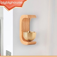 【Biho】Durable Retro Style Wireless Doorbell Easy Installation Wide Application Exquisite Craft Door Bell