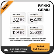 SANDISK High Endurance microSD Card - 32GB/64GB/128GB/256GB