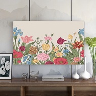 TV Cover TV Dust Cover Modern Fashion Indoor 32-85Inch TV Display Protector Desktop/wall Hanging/cur