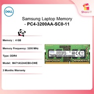 Samsung 4GB Ram PC4-3200AA DDR4 3200Mhz SO-DIMM Memory M471A5244CB0-CWE for laptop