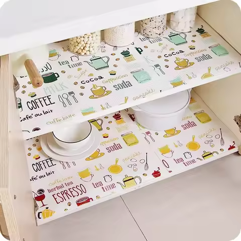 2M Kitchen Table Mat Drawers Cabinet Shelf Liners 1 Roll Flamingo Cabinet Placemat Waterproof Oilpro