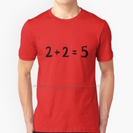 2  2 = 5 George Orwell 1984 Inspired T Shirt 100% Pure Cotton George Orwell 1984 Thoughtcrime Room 1