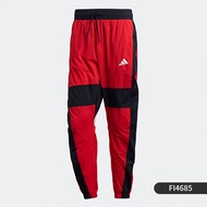 adidas | กางเกงสปอร์ตสีแดงขาเรียบสำหรับผู้ชาย