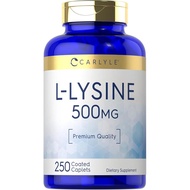 Carlyle L-Lysine | 250 Tablets