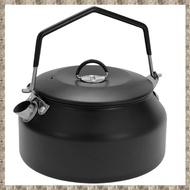 [zv0lma8i] For Outdoor Travel 1L Stainless Steel Camping Kettle, Light Weight Coffee Pot for Boiling