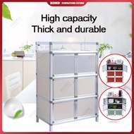 Sideboard cupboard cabinet storage cabinet simple assembly non-rusting wine shoe cabinet storage put