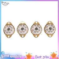 4PC 8 Pin Ceramic Socket Tube Top Vacuum Octal Value For KT88 EL34 6V6 6650 274B