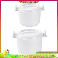 Microwave Rice Cooker Multifunction Small Lunch Container Microwave Cooker Cookware for Microwave Oven