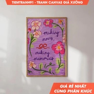 Tranh treo tường Empowering Quotes Wall Art for Moms Boss Mom Printable Motivational Office Decor tặ