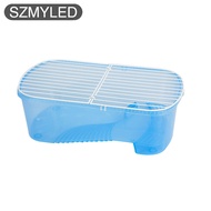 Plastic Turtle Tank Reptile Pet Habitat Terrariums Lazy Person Turtles Tank Aquarium With Basking Pl