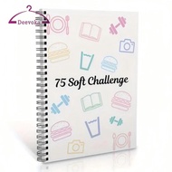 [deevoka] 75 Soft Challenge Journal Organizer Notepad Workout Log 75 Day Soft Challenge Planner