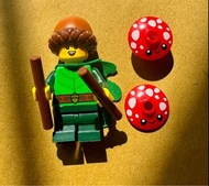 🍄Lego minifigures 71042 松果頭小精靈+紅色蘑菇
