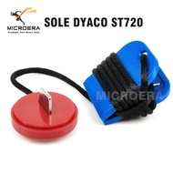 2023 SOLE DYACO ST720 Treadmill Clip-On Lock Running Machine Safety Key Emergency Stop Lock Safety Switch Safety Lock Start Key