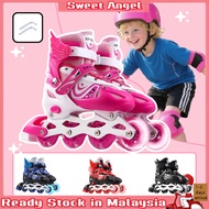 🍭SA kasut roda budak perempuan roller skate shoes kids quad skate 4 wheels murah gila inline skate