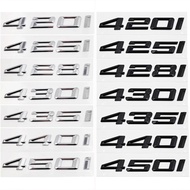 3D ABS Car Rear Trunk Letters 420i 425i 428i 430i 435i 440i 450i Logo Badge Sticker For BMW 4 Series