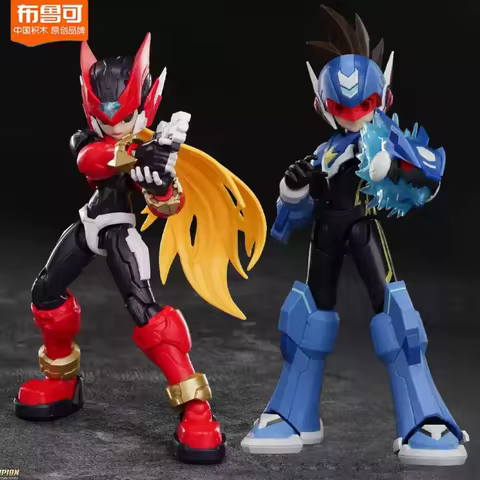Original BLOKEES Megaman Starforce ZERO Beyond Edition Shooting Star Mobile Model Action Figures Roc