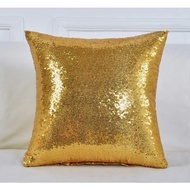 Solid Pillow Case Sequins Bling Cushion Cover 30x50/40x40/45x45/50x50/55x55cm Bedding Sofa Home Decorative Pillow Glitter Throw Pillowcase Beautifully Pillowcase Home Textiles