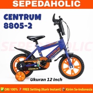 Sepeda Anak Laki BMX CENTRUM CT 8805 2 Ukuran 12 Inch Usia 2-4 Tahun