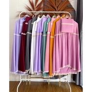 {ASKA.ID} Plisket LACE MUKENA