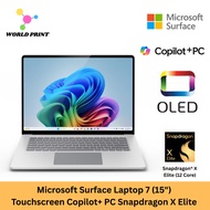 Microsoft Surface Laptop 7 (15") Touchscreen Copilot+ PC Snapdragon X Elite Window 11 Pro