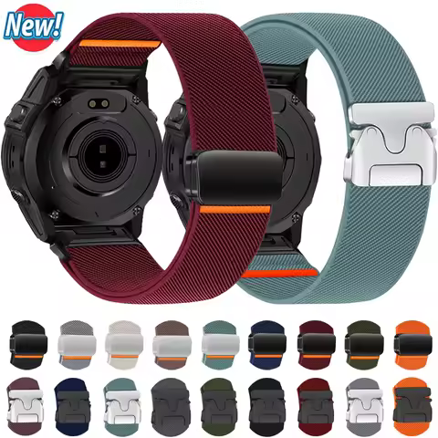 26/22/20mm Quick Fit Strap for Garmin Fenix 8 Tactix8 Quatix 8 New Nylon Bracelet Garmin Forerunner 