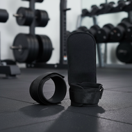 Weightlifting Training Gloves 1 Pair Genuine Suede Leather Straps Wrist Protection Non Slip Fitness